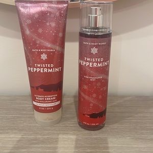 Bath and body works body cream and perfume